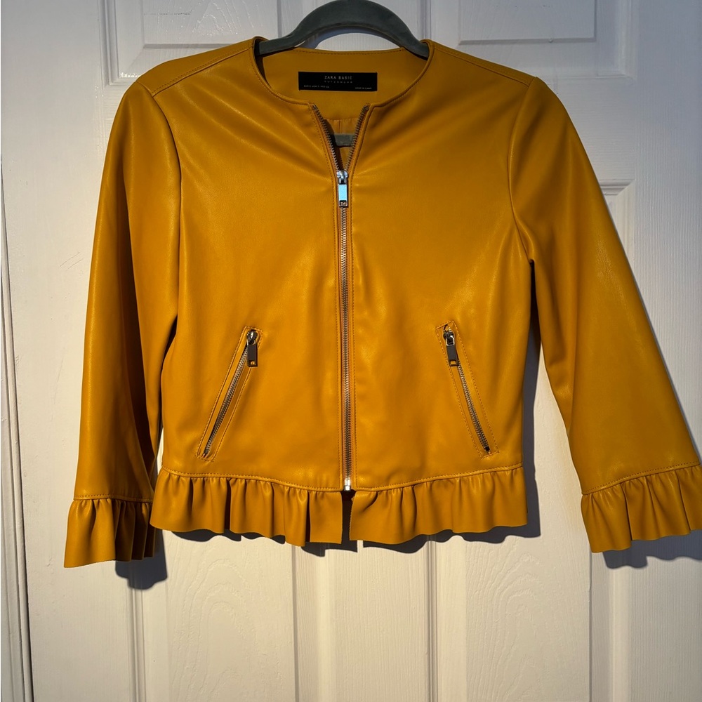 Zara Faux Leather Jacket